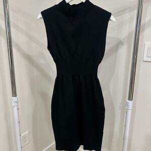 Guess Sleeveless Black Knit Dress